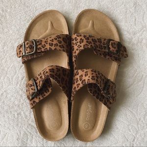 Cheetah Print Sandals